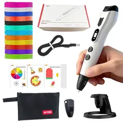 GENERICO - Lápiz Impresora 3d Pla Abs Lcd + 24m De Filamentos