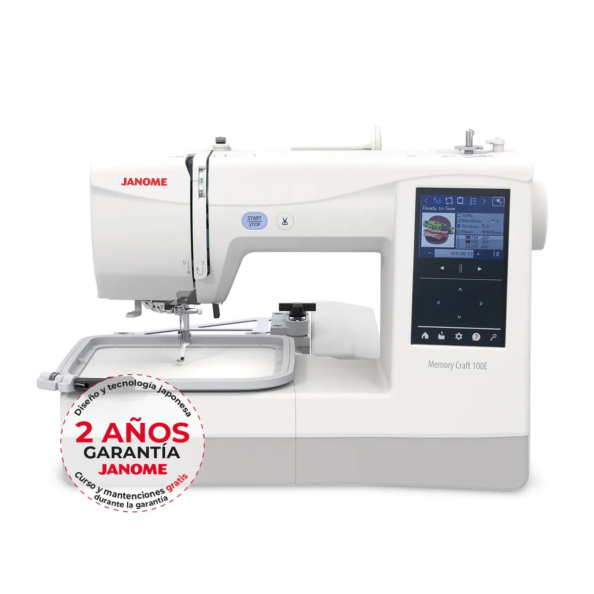 JANOME - Máquina Bordadora MC100E