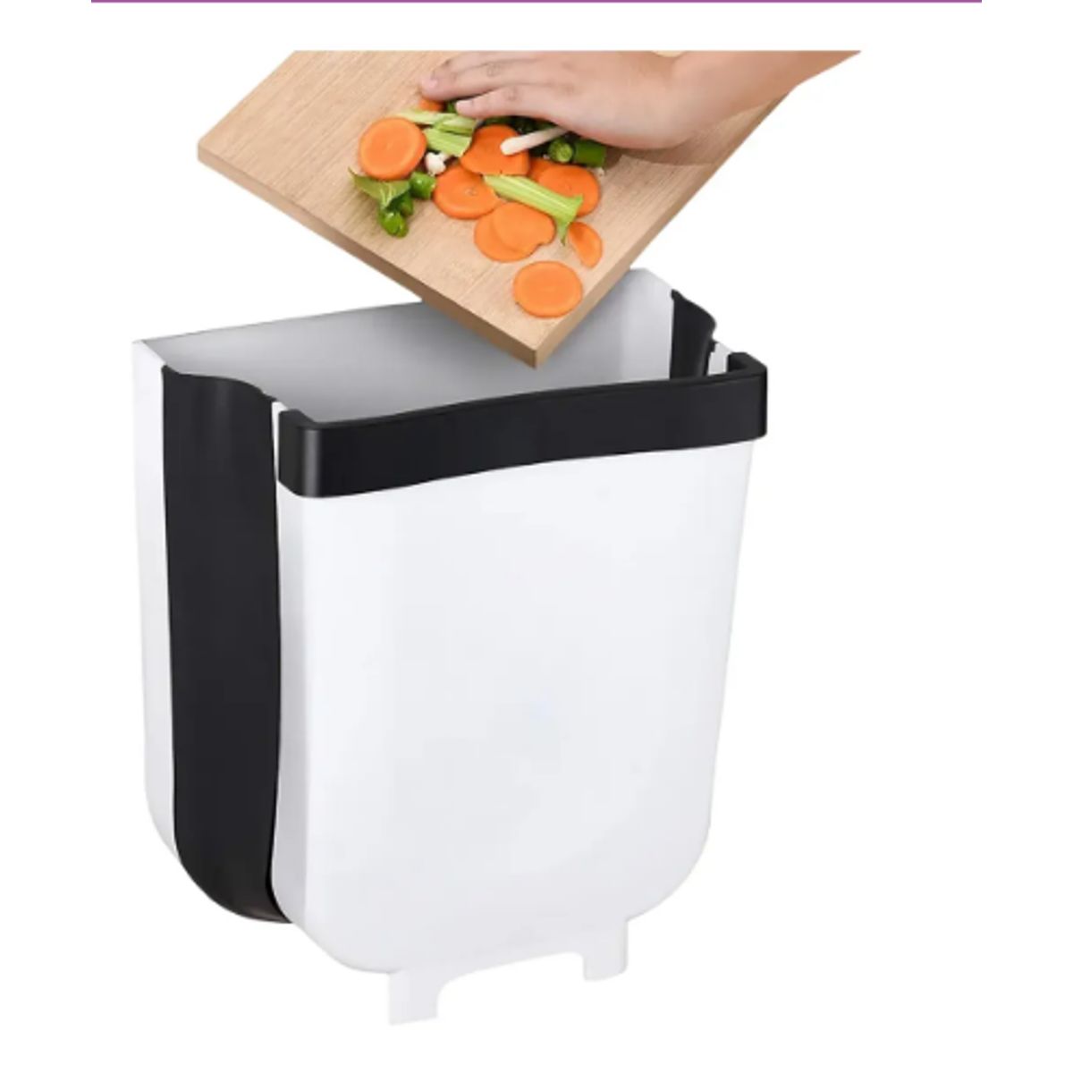 GENERICO - Cesto De Basura Bote Colgante Plegable Cocina Baño Oficina