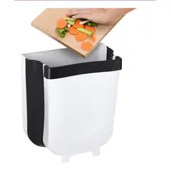 GENERICO - Cesto De Basura Bote Colgante Plegable Cocina Baño Oficina