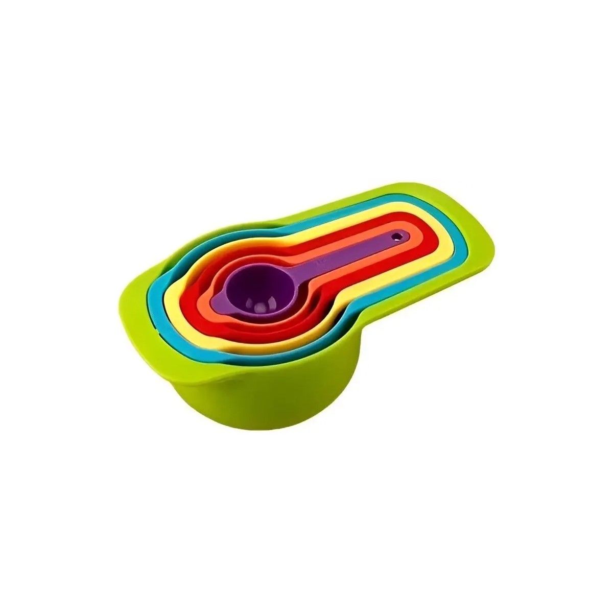 GENERICO - Pack X6 Cucharas Medidoras Cocina Repostería Medida Tazas BELUG