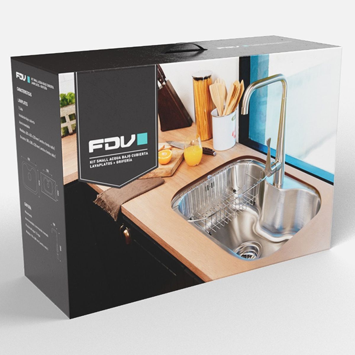 FDV - Kit FVD Small Acqua bajo cubierta  Griferia Conic