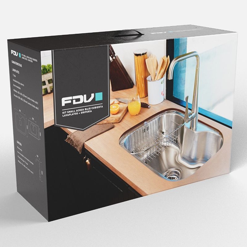 FDV - Kit FVD Small Acqua bajo cubierta  Griferia Conic
