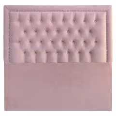 VINTAGE MOBEL - Respaldo Capitone Rahmen 2 plazas Felpa Palo Rosa