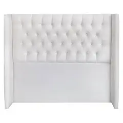 VINTAGE MOBEL - Respaldo Capitone Flugel 1.5 plaza Felpa Crudo