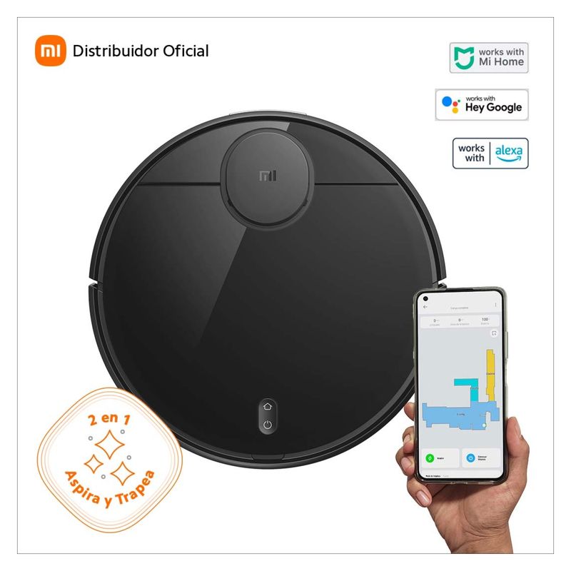 XIAOMI - Aspiradora y Trapeadora Robot Mop P (Black)