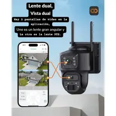 GENERICO - Cámara Solar 4g Doble Alarma Homologada Todas Las Compañías