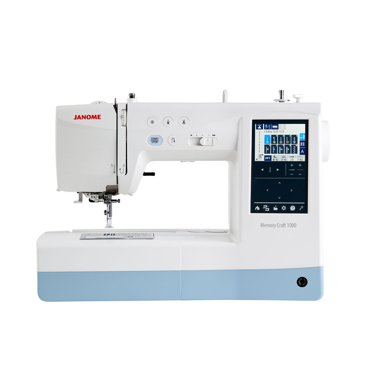 JANOME - Máquina de Coser y Bordar MC1000