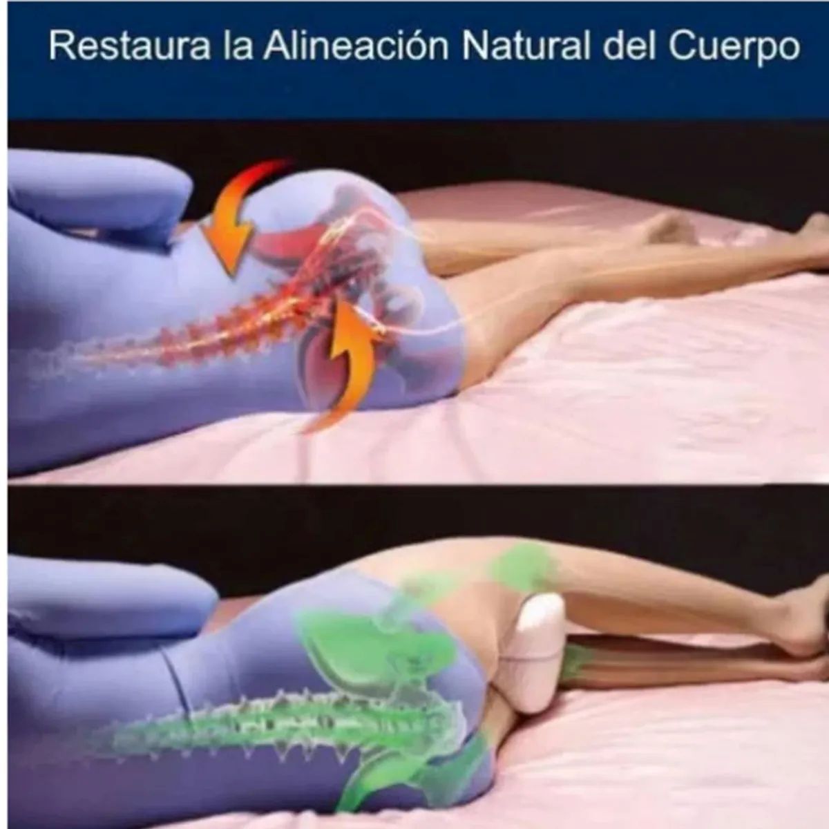 MOVI - ALMOHADA-COJÍN PARA PIERNAS  ¡EL DESCANSO PERFECTO!.