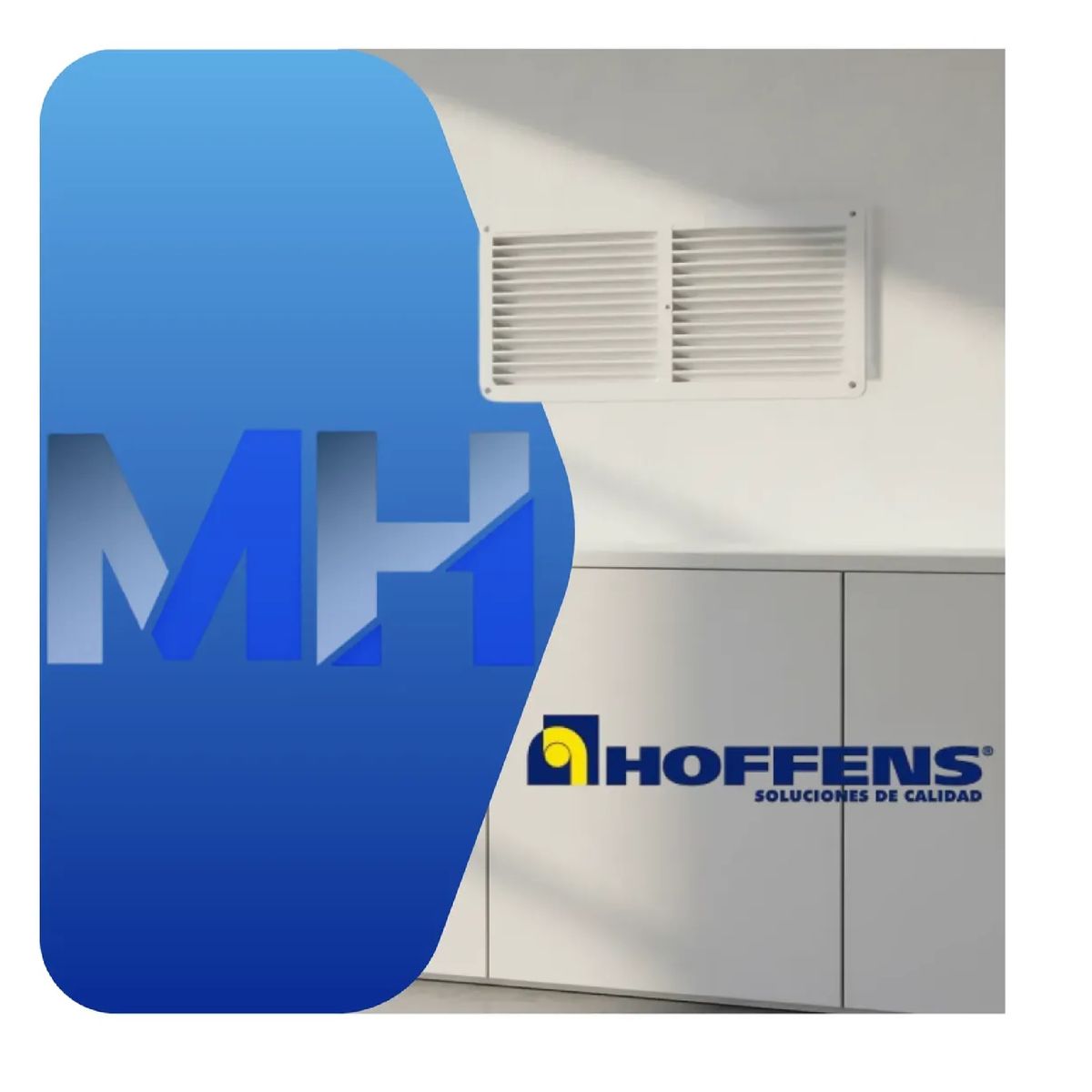 HOFFENS - Celosia Ventilacion Con Pestaña 30x13,5cm Proteccion Uv
