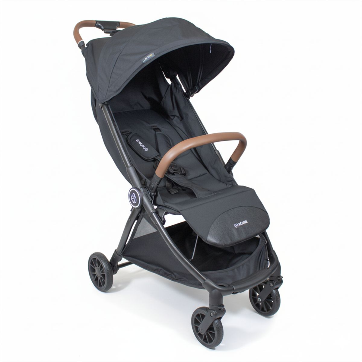 BEBESIT - Coche de Paseo Aire Cabina Ultra compacto Negro