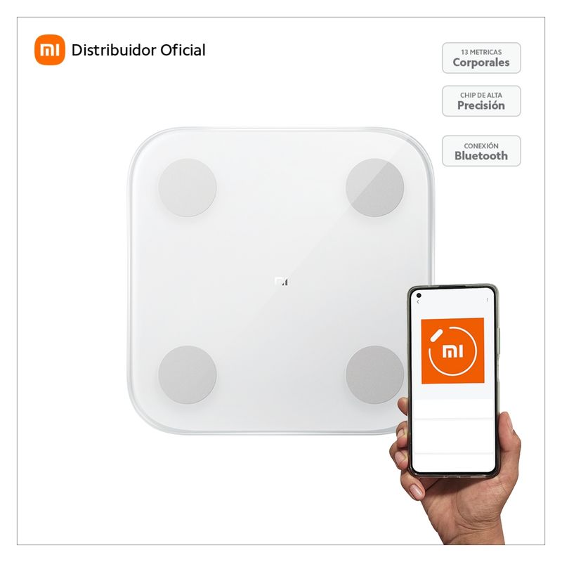 XIAOMI - Balanza Scale 2 Xiaomi Mi Body Composi
