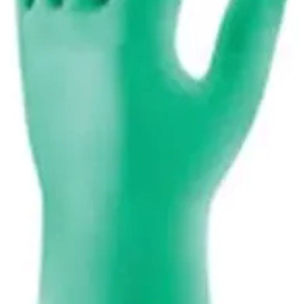METALFER - Guantes Nitrilo Verde Flocados Talla L
