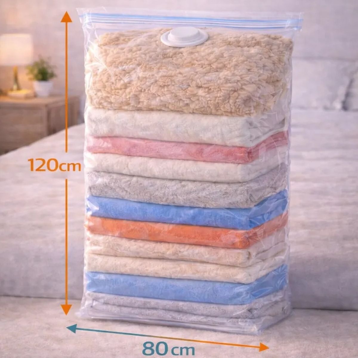 GENERICO - Bolsa Vacío Organiza Hogar Ahorra Espacio Closet Ropa Cama 80x120