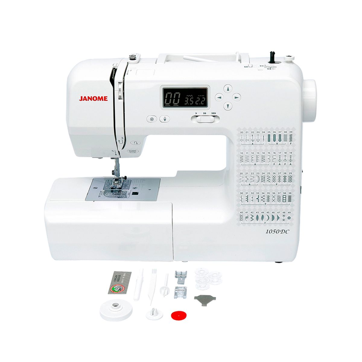 JANOME - Máquina de coser computarizada Janome 1050DC