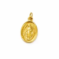 JB JOYAS BARON - Colgante Oro Amarillo 18kt Virgen 15MM
