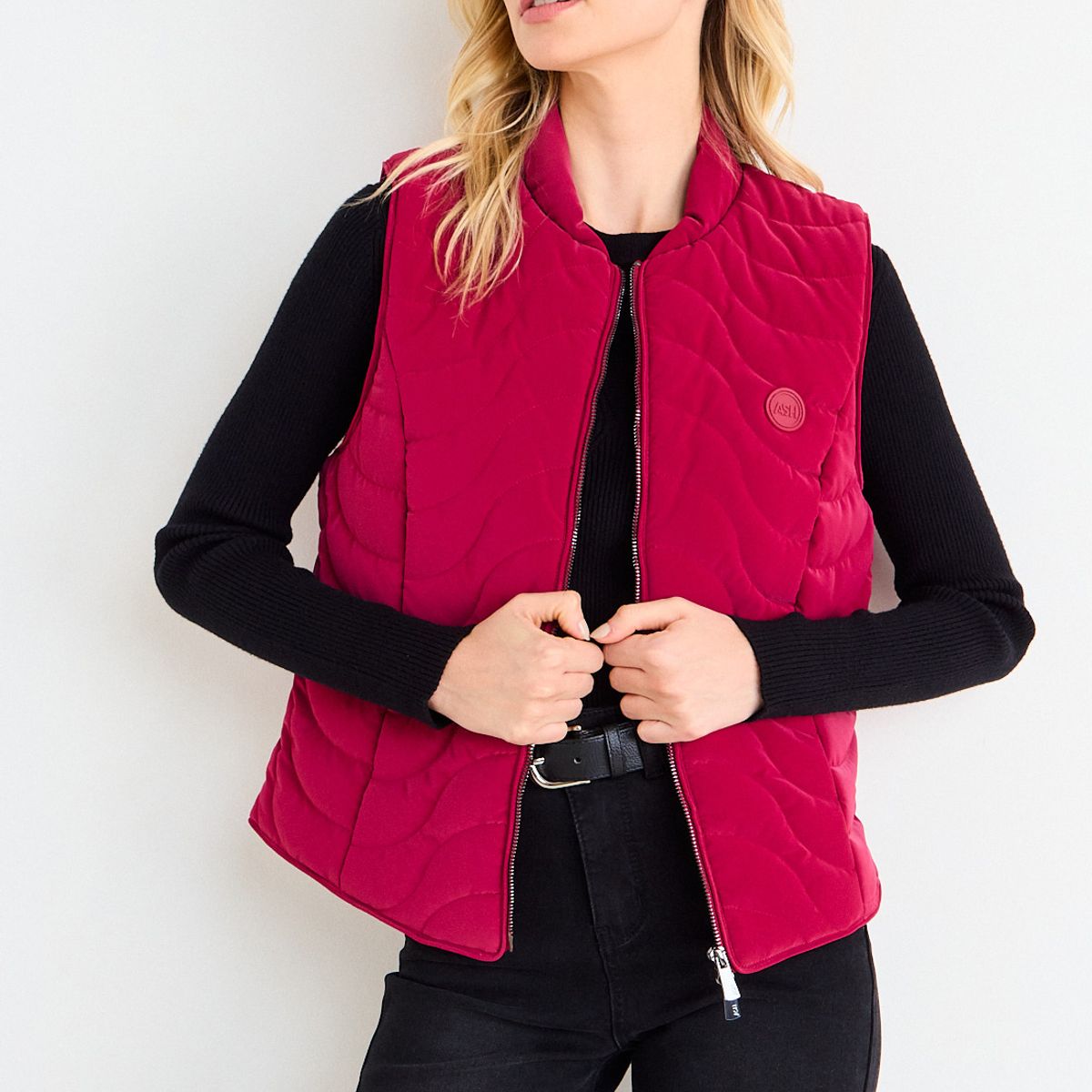 ASH - Parka Sin Mangas Mujer Rojo Ash