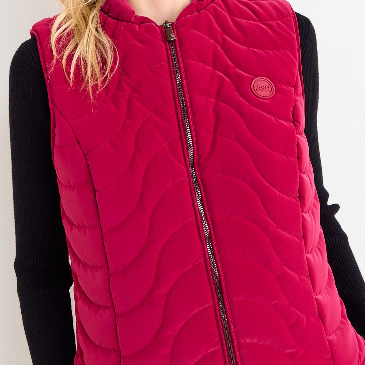 ASH - Parka Sin Mangas Mujer Rojo Ash