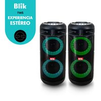 Parlante Karaoke Upsound3 Bluetooth Con Micrófono Color Negro