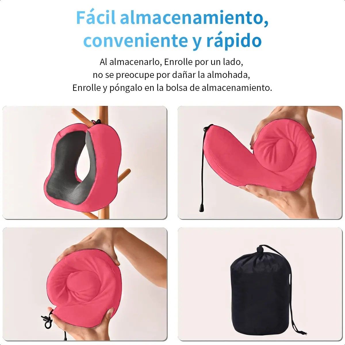 GENERICO - Almohada De Cuello Relajante Para Viaje Cojín Soporte Cómodo BELUG