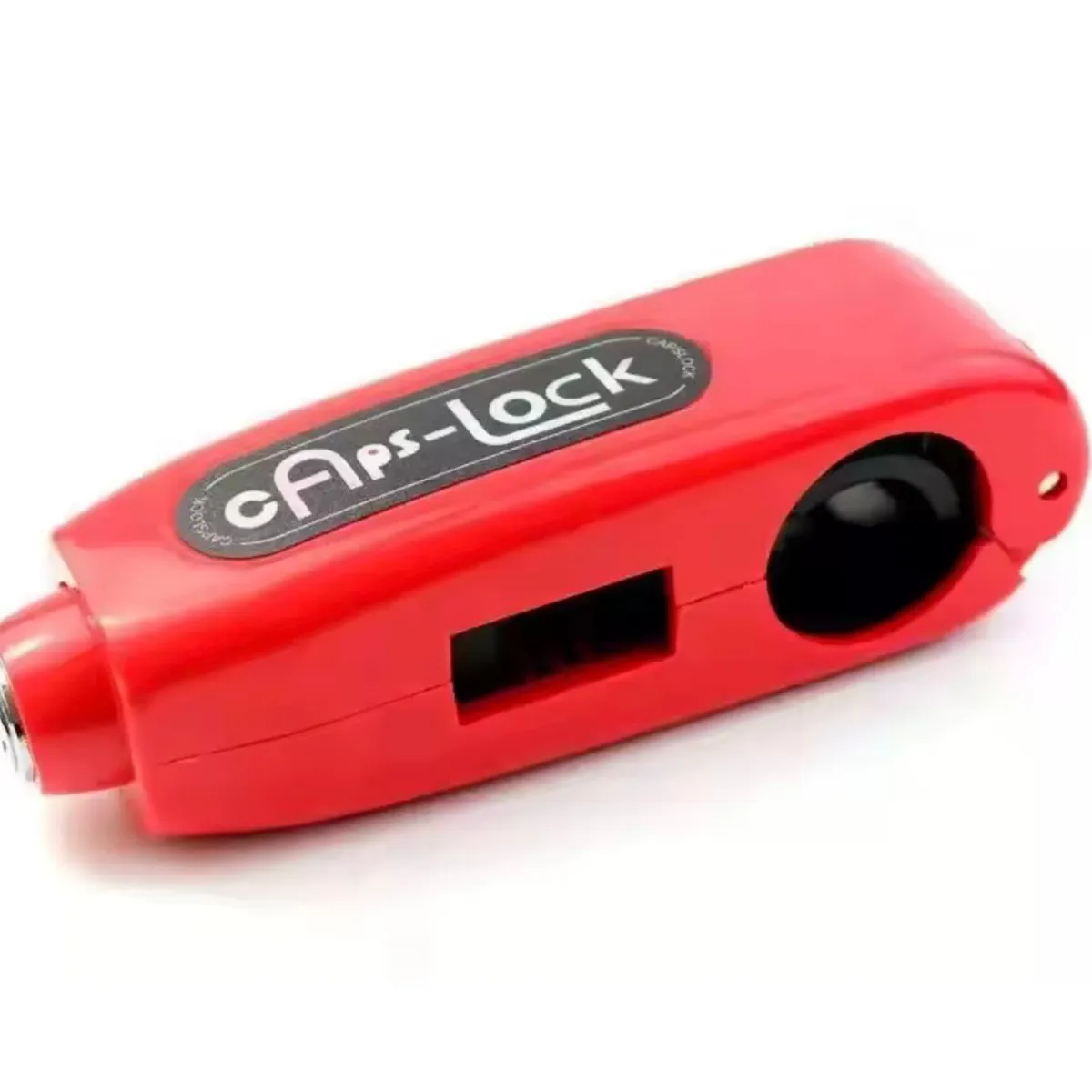 GENERICO - Candado para Moto Bloqueo de Manillar y Freno Seguridad Color Rojo