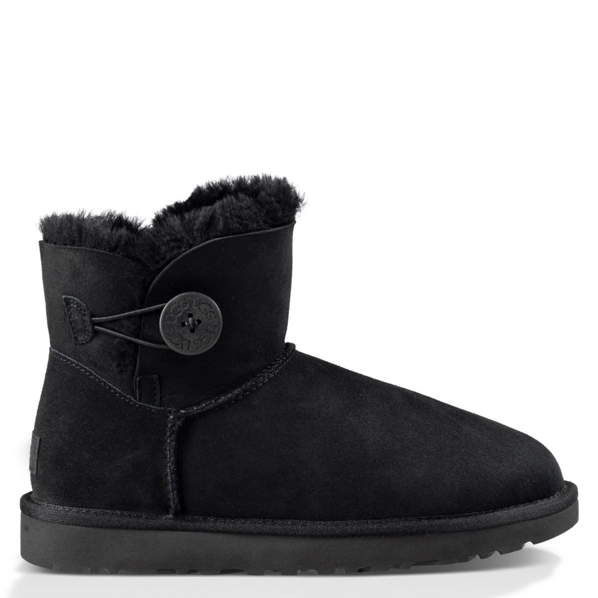 UGG - Botín Mujer Cuero Negro Ugg