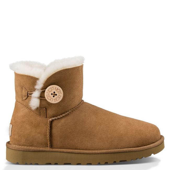 UGG - Botín Mujer Cuero Café Ugg