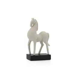 GENERICO - CABALLO INGLES PIEDRA CON BASE DE RESINA