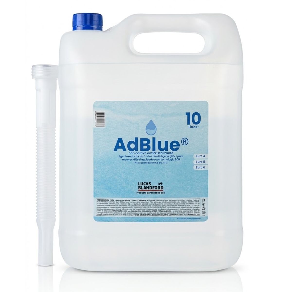 GENERICO - AdBlue 10 Litros Lucas Blandford con Dosificador – ISO 22241