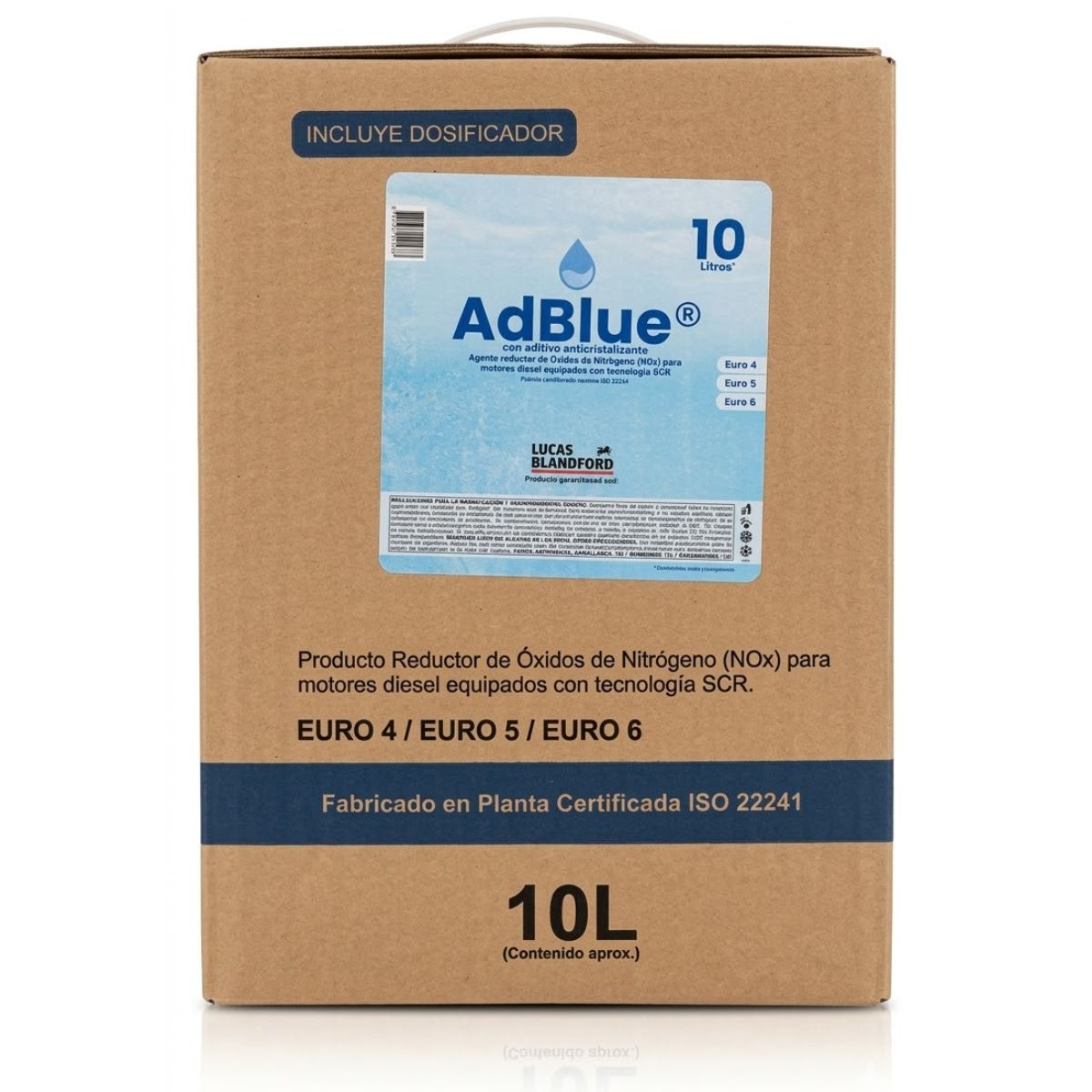 GENERICO - AdBlue 10 Litros Lucas Blandford con Dosificador – ISO 22241