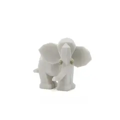 GENERICO - ELEFANTE IMITACIÓN MARMOL MEDIANO RESINA