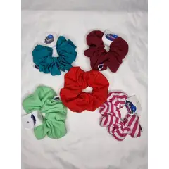 EL ESPACIO DE TOMMY - Set 5 scrunchies para niñas y mujeres diseños varios 9