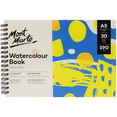 MONT MARTE - Croquera Acuarela A5 30 Hojas 190gsm