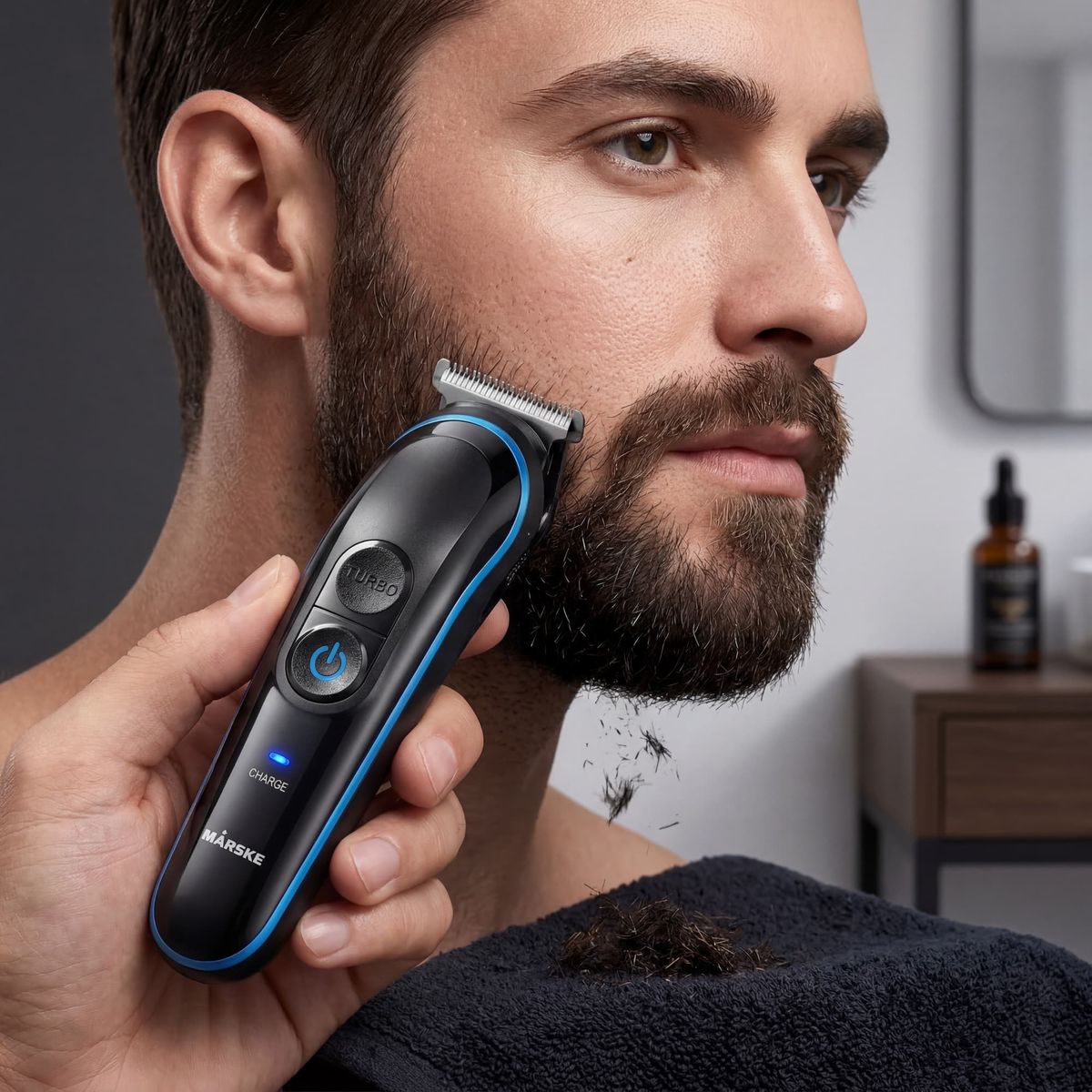 GENERICO - Máquina de Afeitar Eléctrica 5 en 1 Recargable Multigroom Profesional