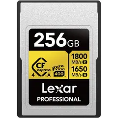 LEXAR - Memoria Cfexpress 4.0 Tipo A Gold 256gb 1800mb/s 8k