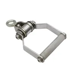 GENERICO - Manilla Doble para Polea Multi Eje Accesorio de Máquina de Gimnasio