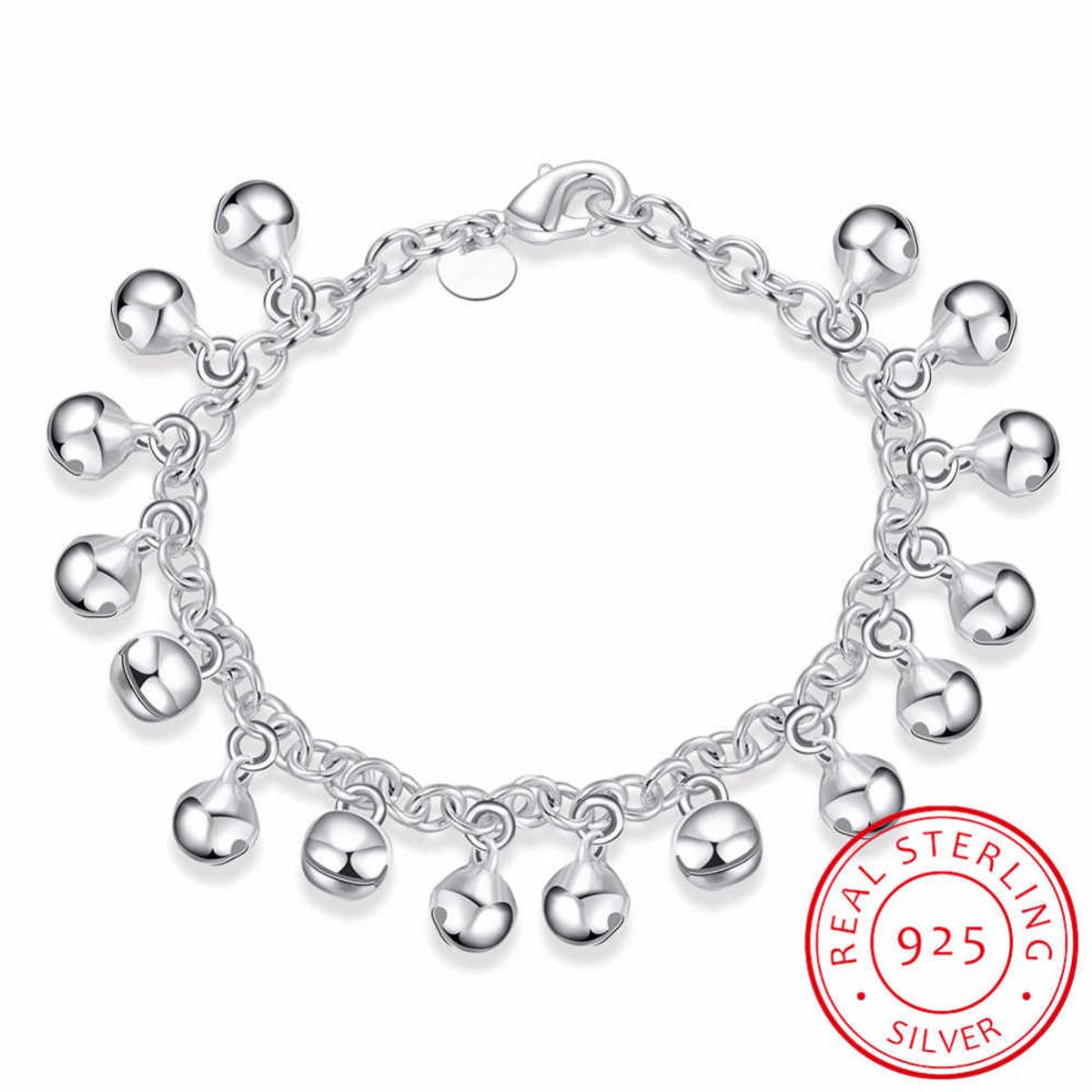 LUXURYJOYAS - Pulsera Cascabeles Plata 925 Bañada LUXURYJOYASCL