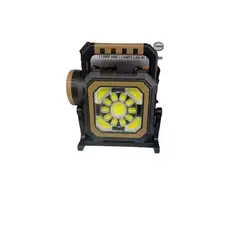 GENERICO - Reflector Led Panel Solar Con Lampara Lateral Puerto Usb