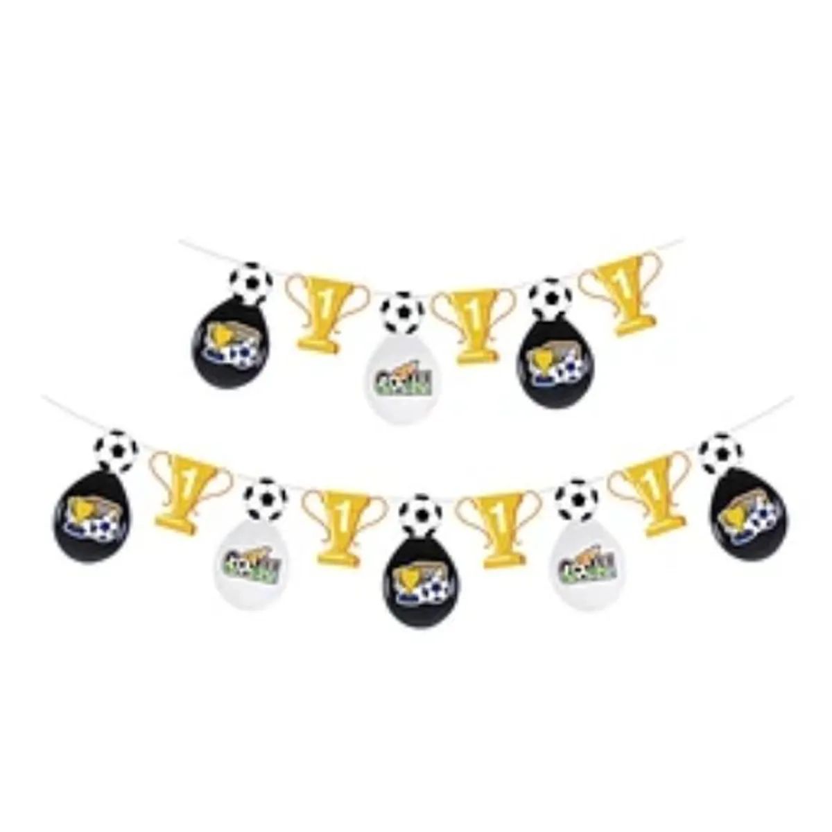 GENERICO - Set de decoracion feliz cumpleaños futbol