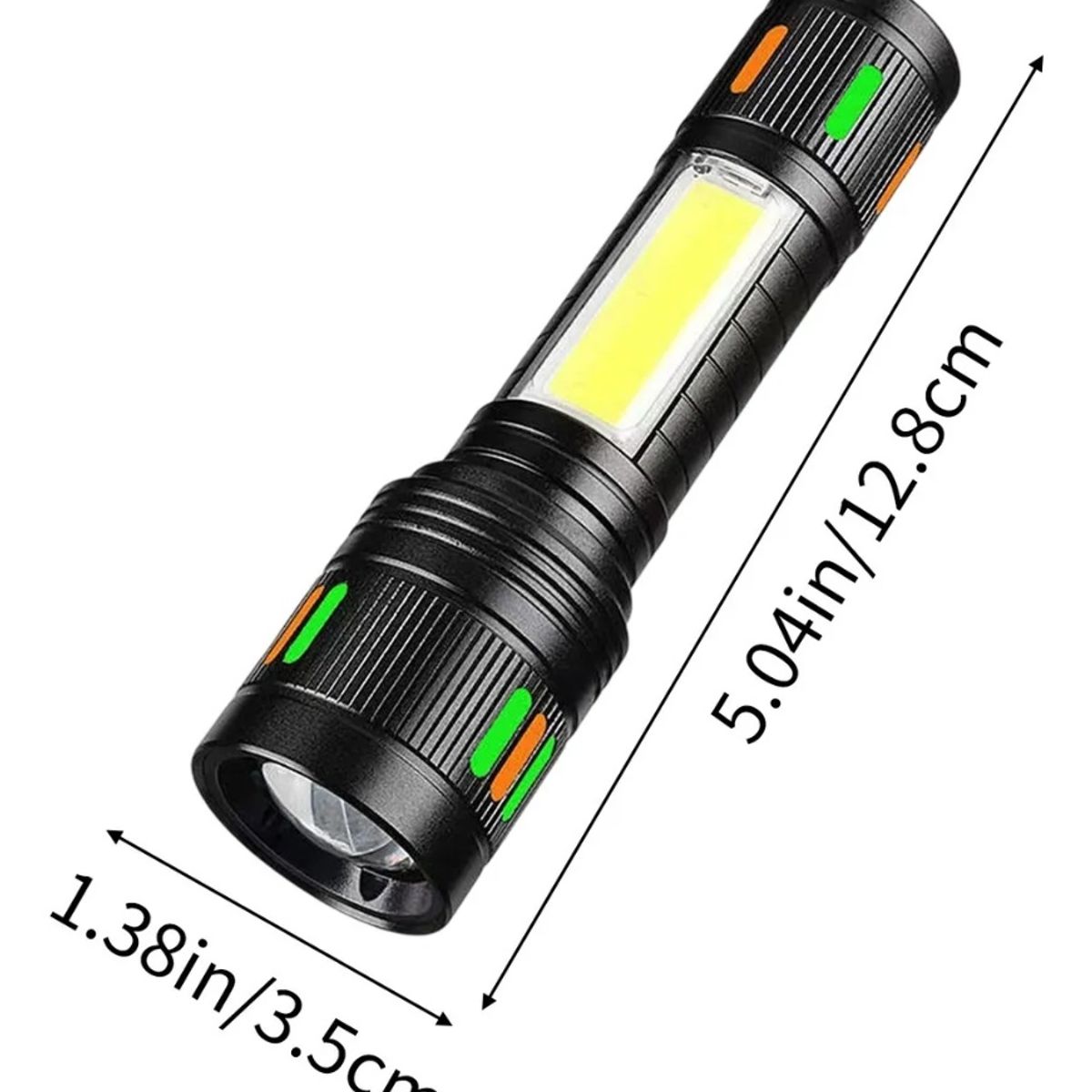 GENERICO - Linternas Led Potentes Recargables Solar Adkar Usb Linterna