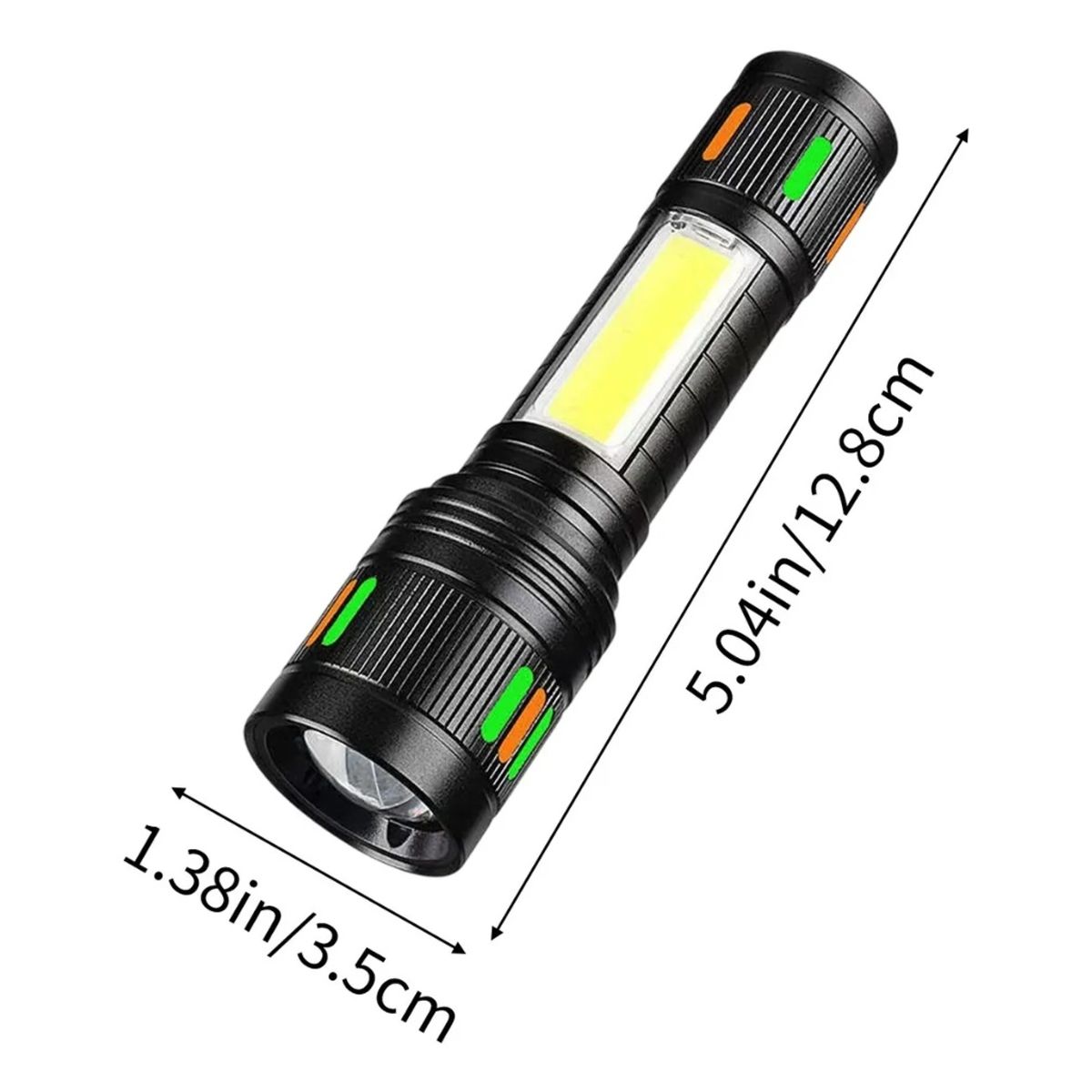 GENERICO - Linternas Led Potentes Recargables Solar Adkar Usb Linterna