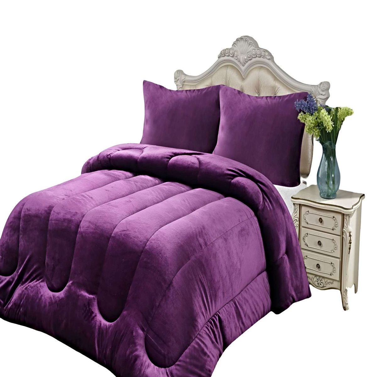 GENERICO - COBERTOR DE INVIERNO PLUSH 2 PLAZAS 230X250CM P9