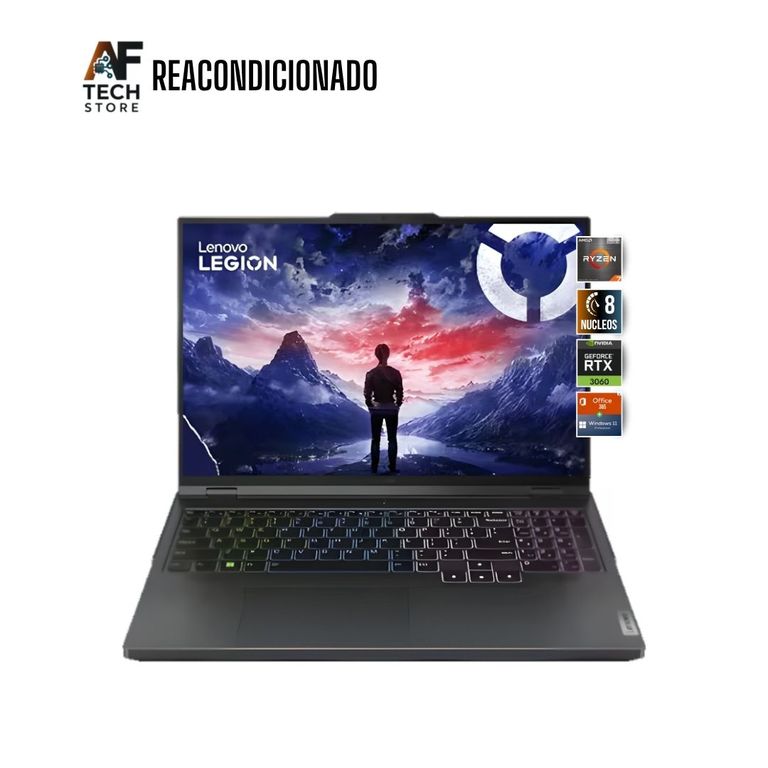 Notebook Legion 5 Ryzen 7 5800H 32GB 1TB RTX3060 6GB– Edición Exclusiva –Win Office– Rea