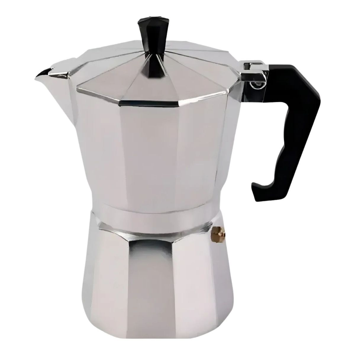 GENERICO - Cafetera Italiana Espresso 3 Tazas Plateado Aluminio Manual
