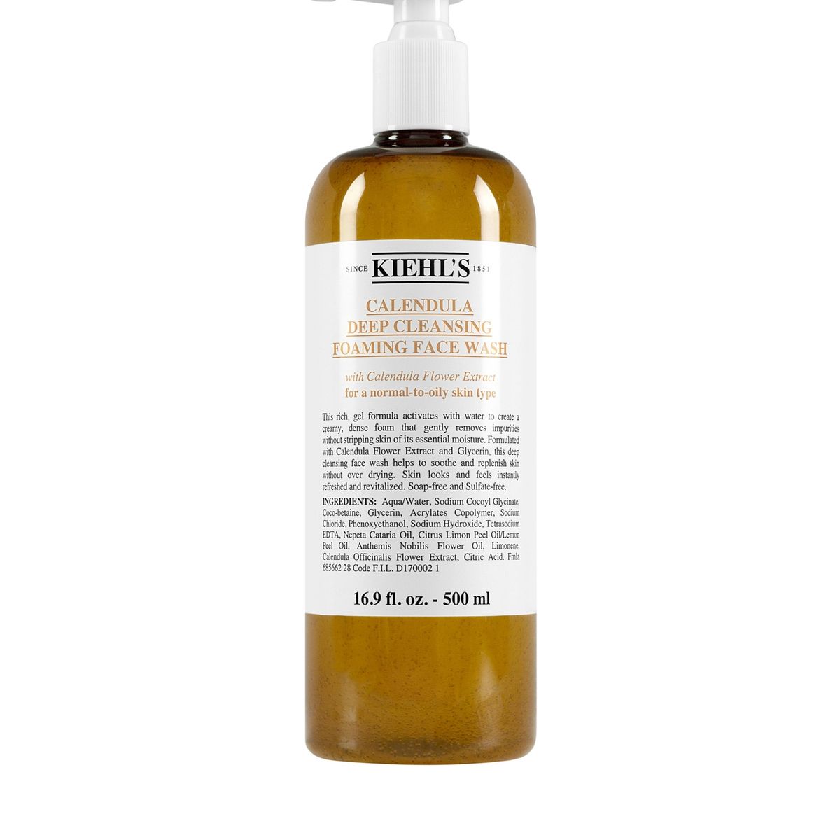 KIEHLS - Limpiador Facial Hidratante Caléndula 500 Ml Kiehls
