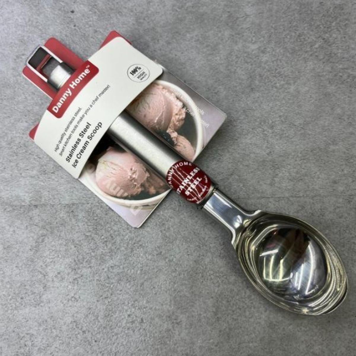 GENERICO - Cuchara Helado 22 Cm Acero Resistente Porciones Perfectas