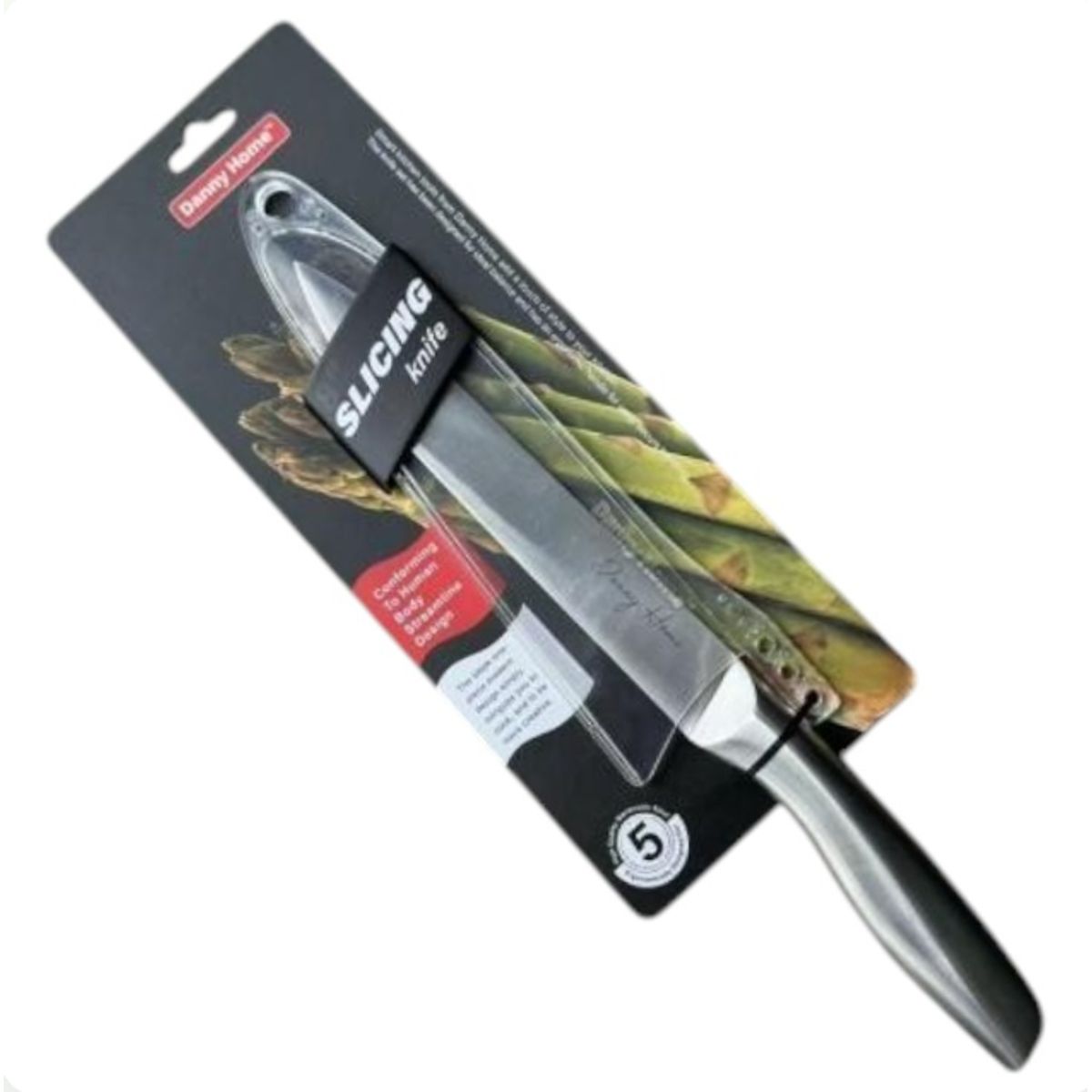 GENERICO - Cuchillo Slicer 35 Cm Corte Preciso Carne Jamon Cocina