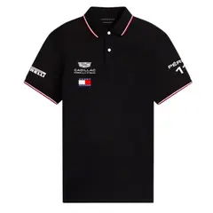TOMMY HILFIGER - Polera Polo Cadillac F1 Team Checo Perez Oficial 2026 Negro
