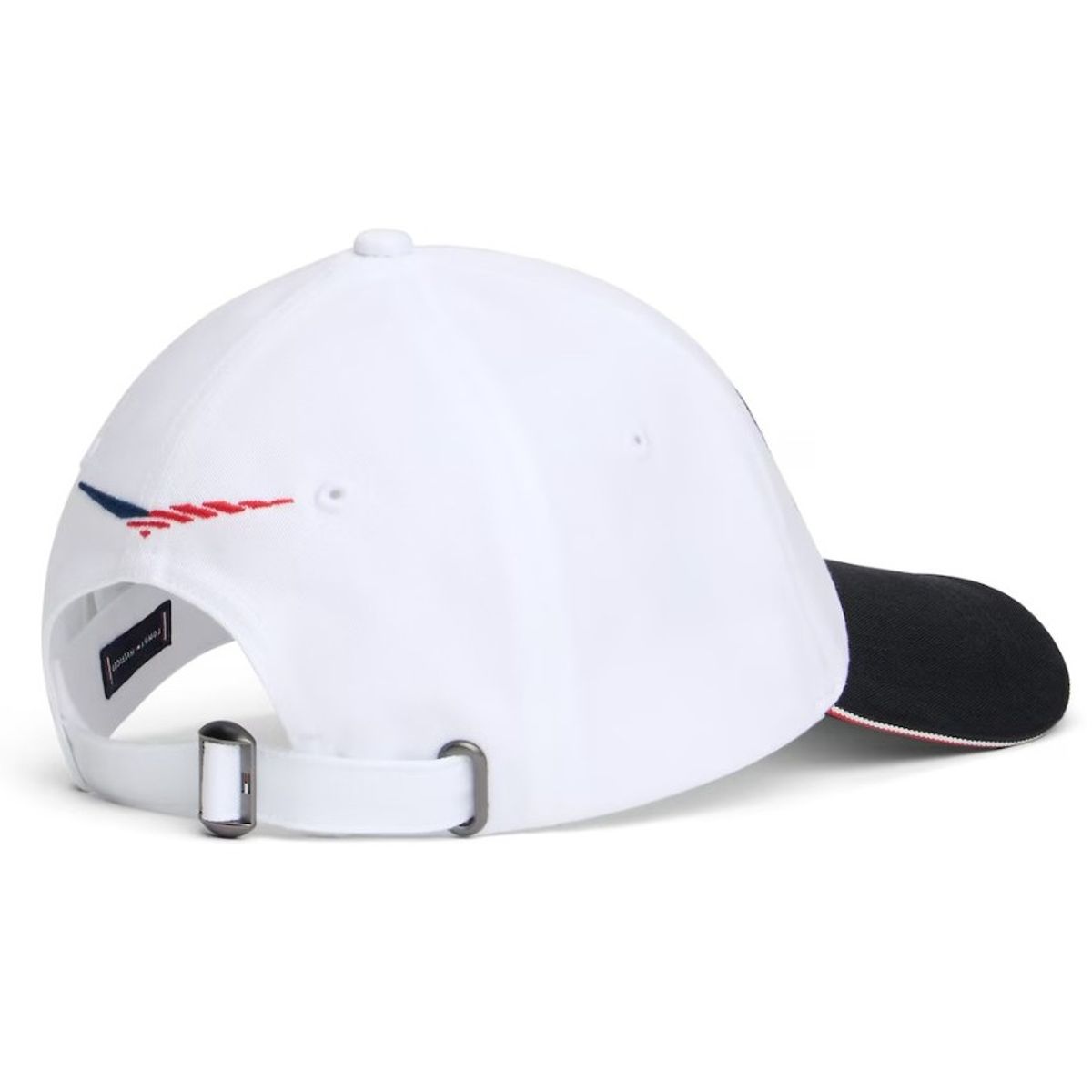 TOMMY HILFIGER - Gorro TOMMY HILFIGER Logo Cadillac F1 Team Oficial 2026 Script Blanco/Negro