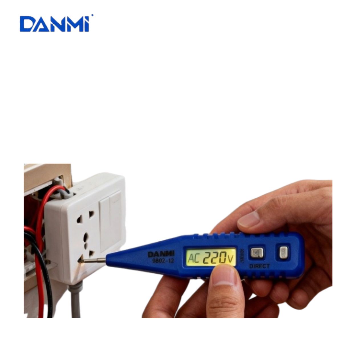 DANMI - Probador De Corriente Con Punta Paleta 12-250v Danmi